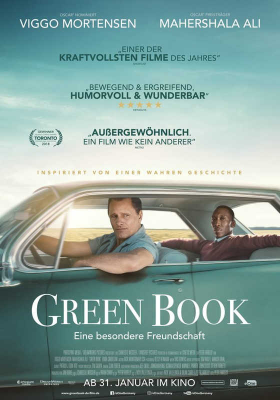 GREEN BOOK - EINE BESONDERE FREUNDSCHAFT  - Kino Ebensee