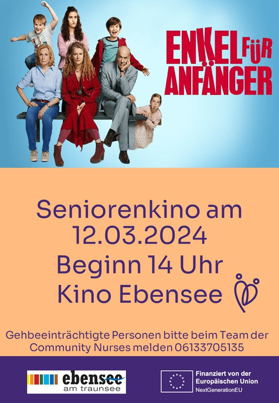 ENKEL FÜR ANFÄNGER  - Kino Ebensee